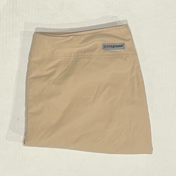 Patagonia Women's 10 Nylon Tan Outdoor Hiking Short Skirt‎ - Picture 1 of 4